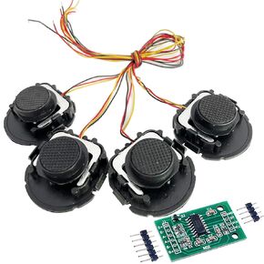 4PCS 50KG Load Cell Weighing Sensor Half-Bridge Strain Gauge Human Body Scale with Bracket + HX711 Amplifier AD Module