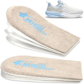 MHBH Heel Lift Inserts, Gel Adjustable Orthopedic Shoe Heel Lifts for Women Uneven Legs, Adjust a Lift Heel Lift for Leg Length Discrepancies Insoles, Heel Spurs, Heel Pain, Achilles Tendonitis Relief