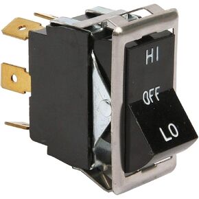 Blodgett Switch,Rocker Dpdt Black, (6503)