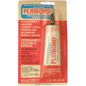 Ruscoe P141 1oz Pliobond Adhesive, Amber