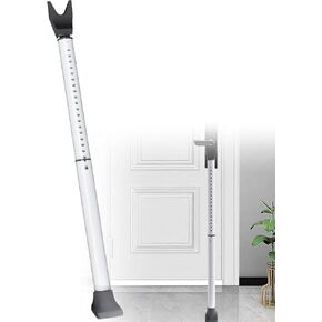 Door Security Bar Door Stopper Adjustable Sliding Patio Door Bar Heavy Duty Door Jammer Door Barricade Security Bars for Front Door Window Apartment Travel Hotel
