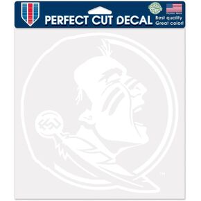 NCAA Florida State Seminoles Die-Cut Decal, 8"x8", Team Color