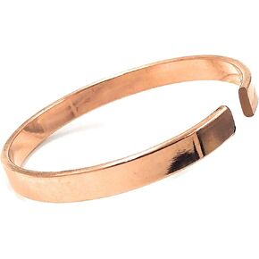 Pure Copper Adjustable Kada Bracelet For Men and Women. Arthritis And Joint Pain Natural Handmade Cuff/Kada Bangle from India.