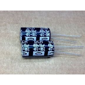 New 10PCS 10uf 400v 400v10uf 10 * 16mm 10X16mm 105° Radial Electrolytic Capacitor