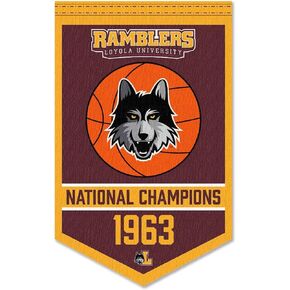 Loyola Chicago Ramblers Basketball National Champions Banner