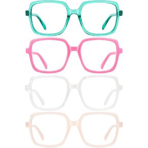 Lightweight Reading Glasses for Women,Blue Light Blocking Spring Hinges Eyeglasses,Anti UV Ray/Glare Computer Readers
