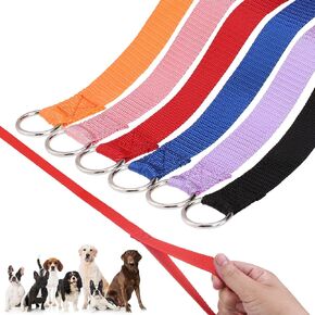 HOMIMP Slip Lead Dog Leash 6 FT - Reflective 4 PCS Bulk Color Heavy Duty Rope Dog Leash for Small Medium Large Dogs Puppy - Soft Long Padded Handle Thick Dog Leashes for Shelter, Vet, Training