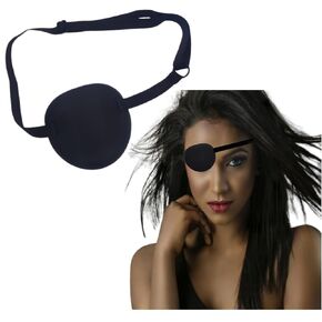 1-piece one-eye black eye patch,WAdjustable Eye Patches, Medical Eye Patch, Amblyopia Lazy Eye Patches for Left or Right Eyes,Pirate Eye Patch