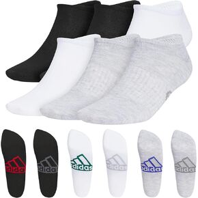 Superlite Classic No Show Socks low-profile fit, arch-compression and lightweight breathable construction (6-Pair)