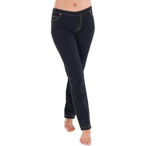 PajamaJeans Womens Stretch Jeans - Jeggings for Women with Pockets Vint Wash SM