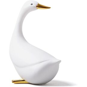 Duck Statue Decor Animal Gifts Figurine Modern Sculpture Home Ornament Table Centerpiece Crafts Polyresin Arts 7.9inch