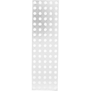 Aluminum Grid Plates, 40 X 136mm Sturdy Grid Plates for Decorative Panel (5 x 17 holes)