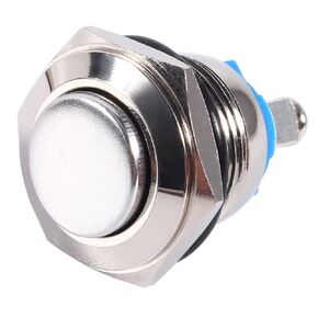 Momentary Push Button Switch 12v, 16mm Momentary Push Button Switch, Air Horn Button Switch for Circuit Control