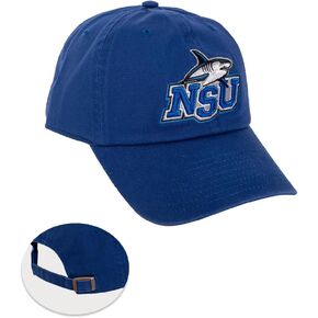 Desert Cactus Nova Southeastern University Baseball Hat NSU Sharks Brimmed Embroirderd Cap Adjustable Cloth Strap Adult (Style A)