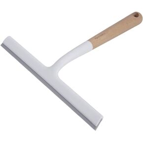 Multi-Purpose Squeegee for Glass Window Bathroom Shower Door Cleaning Tool with Non-Slip 10 Inch Silicone Wiper Blade