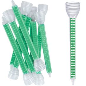 Epoxy Mixing Nozzle Adhesive Static Mixing Nozzle Tip Resin Mixer Adhesive Cartridges Tip Mixer Nozzles (1:1/1:2 ratio) 10 PCS