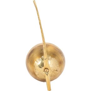 ROY Brass PUJA NARIYAL | DAAB | Coconut, Medium, Gold, ROYS-ITEM-R-002