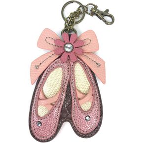 Chala Rock Star Guitar Key Chain Coin Purse Leather Bag Fob Charm New