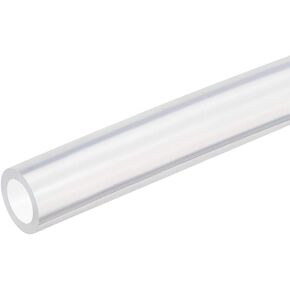 uxcell Silicone Tubing 1/4"(6mm) ID x 13/32"(10mm) OD 3.3ft(1m) Silicone Rubber Tube Air Hose Pipe for Pump Transfer Clear