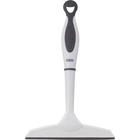 Superio Rubber Squeegee, Streak Free All Purpose Window Squeegee, Comfort Grip Handle and Hanging Hook (Grey, 6 Inch)