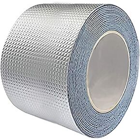 Outdoor Waterproof Butyl Tape Newest All-Round Sealing Tape Leak Repair Tape 0.06" Thickness NOT Other Usual 0.04-0.05" Aluminum Foil Repair VOC-Free for Pipe RV Awning Sail Roof Window Boat Sealing