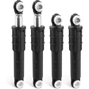 4PCS DC66-00470D Fit for Samsung Washer Shock Absorbers Replaces 4959027 AP6884239 PS12720639 EAP12720639 PD00068145 Plastic & Stainless Steel Material