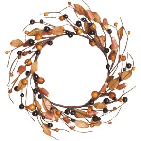 CWI Gifts 6.5" Primitive Candy Corn Wreath, Multi