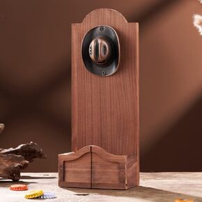 Bottle Opener with Cap Collector Catcher,Vintage Wooden Wall Mounted Bottle Opener，Ideal Gift for Men and Beer Lovers, Use as Bar Decoration.