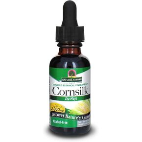 Nature's Answer Alcohol-Free Cornsilk 2000mg 1oz Extract | Urinary Tract Support | Natural Diuretic | Gluten-Free, Non-GMO, Vegan | Single Count
