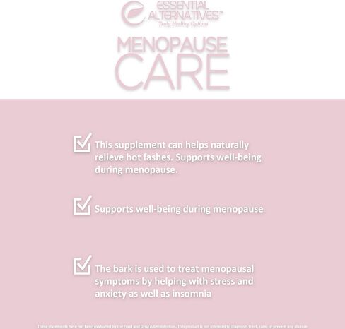 Menopause Care Supplement with Soy Isoflavones, Magnolia Bark, and Black Cohosh in Saudi Arabia