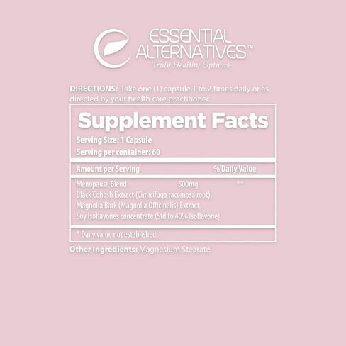 Menopause Care Supplement with Soy Isoflavones, Magnolia Bark, and Black Cohosh in Saudi Arabia