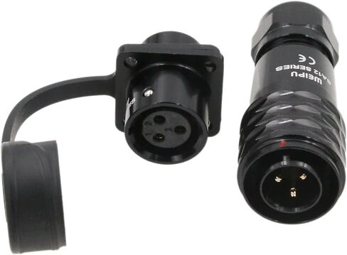 SA12 6 Pin Connector Solder Aviation Circular Waterproof IP67 5A Male Plug Female Socket Brass Contact for Outdoor Power in Saudi Arabia