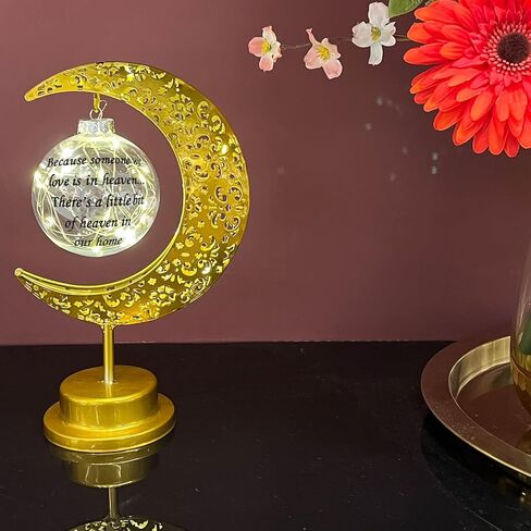 Sympathy Gifts Moon Lamp, Memorial Gifts for Loss of Loved One, Bereavement Gift in Loving Memory of Mother Father Mom Dad, Funeral Condolences Remembrance Gift for Grieving in Kuwait