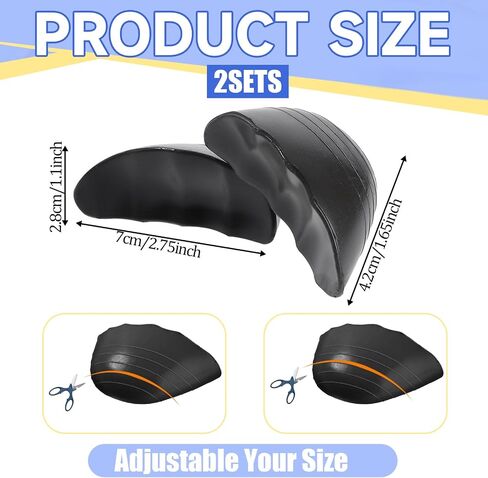 2 Pairs Shoe Filler Inserts for Loose Shoes Big Shoe Toe Fillers for Shoes Too Big Toe Filler Inserts Make Shoes Fit Padded Shoes Insole for Leather Shoes High Heels in Saudi Arabia