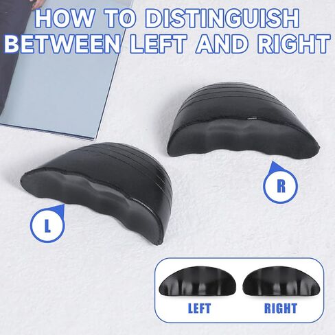 2 Pairs Shoe Filler Inserts for Loose Shoes Big Shoe Toe Fillers for Shoes Too Big Toe Filler Inserts Make Shoes Fit Padded Shoes Insole for Leather Shoes High Heels in Saudi Arabia