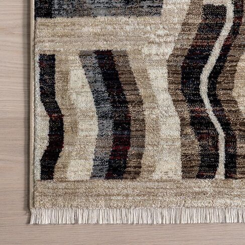 سجاد الولايات المتحدة الأمريكية x Prabal Gurung Bheri سجادة منطقة مجردة، 5x8، متعددة in Kuwait