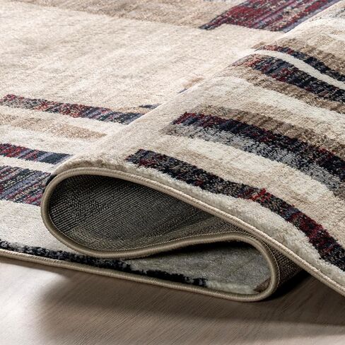 سجاد الولايات المتحدة الأمريكية x Prabal Gurung Bheri سجادة منطقة مجردة، 5x8، متعددة in Kuwait