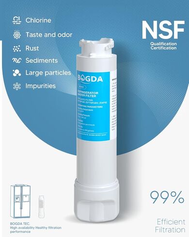 Water Filter Replacement Fit for EPTWFU01 Frigi-daire, Water Filter Compatible with Frig-idaire EPTW-FU01, EWF02, Pure-Source Ultra II, 1 Filter, By BOGDA in Saudi Arabia