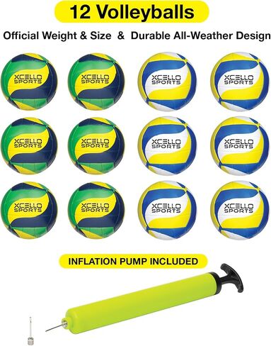 Volleyball Assorted Graphics with Pump Green, Navy, Yellow and Blue, Yellow, White in Saudi Arabia