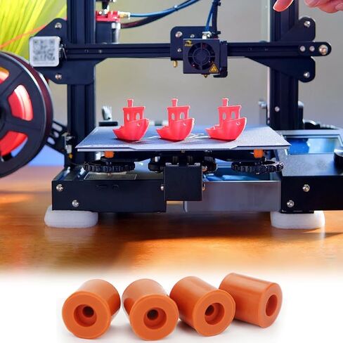 عمود تسوية من السيليكون Ender 3، عازل سيليكون مقاوم للحرارة، 16 مم 18 مم، أجزاء تسوية السرير الحراري للطابعة ثلاثية الأبعاد، لسلسلة Ender 3/Ender 3 V2، CR-10 in Saudi Arabia