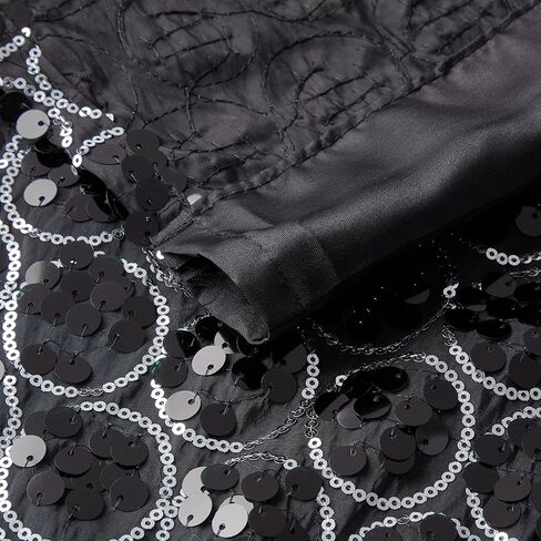 شعبية حمام سيناترا الستار الأسود الكلاسيكية الفاخرة نافذة الستار الديكور المعاصر اللون الأسود تصميم فريد أنيق نافذة الحمام الستار (36 "× 54" لكل منهما) مجموعة من 2 التعادل ديكور بلينغ الفسيفساء in Kuwait