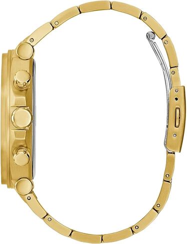 GUESS Mens 46mm Watch - Silver Tone Bracelet Blue Dial Silver Tone Case in Saudi Arabia