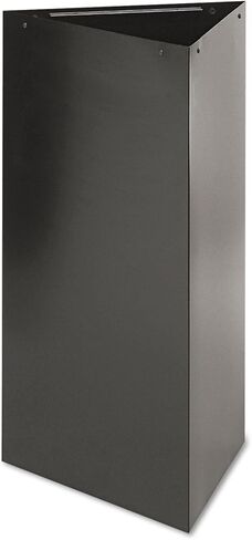 Safco Products 9552Bl Trifecta Waste Receptacle 34" High Base with Plastic Trifecta Lid, 19-Gallon, Black in Saudi Arabia