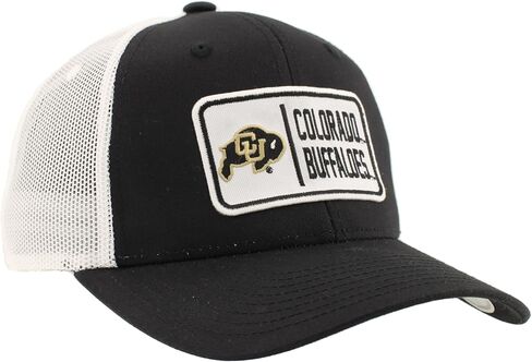 قبعة Snapback مرخصة رسميًا من ZHATS NCAA، رقعة كبيرة باللون الأبيض للفريق in Kuwait
