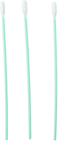 100Pcs Cleaning Swab Kit, Long Handle Foam Swabs, 16cm Foam Tips Sponge Stick, 6.3'' Wipe Swab for Inkjet Printer, Print Head Camera, Green in Saudi Arabia