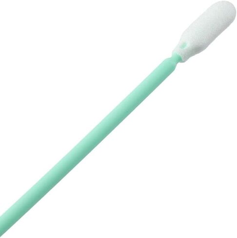 100Pcs Cleaning Swab Kit, Long Handle Foam Swabs, 16cm Foam Tips Sponge Stick, 6.3'' Wipe Swab for Inkjet Printer, Print Head Camera, Green in Saudi Arabia