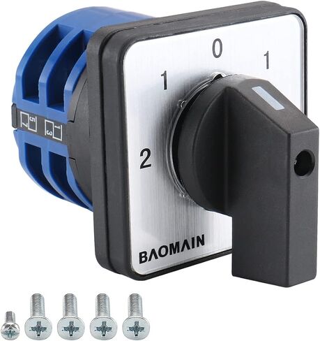 Baomain 660V 40A 5 مواضع 8 محطات تحكم في التحويل مفتاح كاميرا دوار SZW26-40/COA.2 in Saudi Arabia