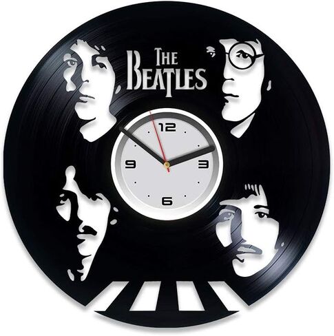 Beatles Vinyl Record Wall Clock 12 Inch Music Gift Idea in Saudi Arabia