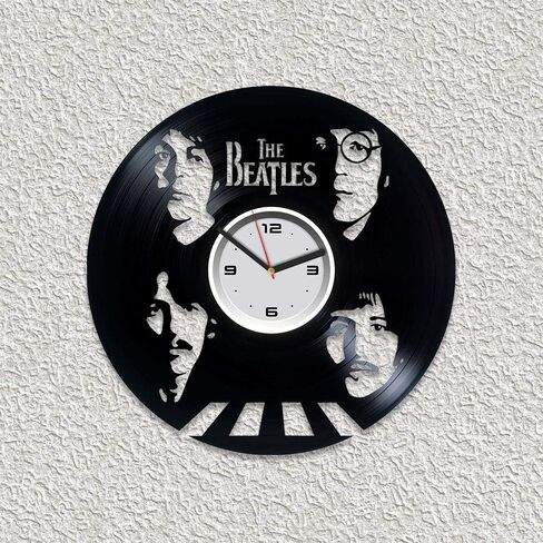 Beatles Vinyl Record Wall Clock 12 Inch Music Gift Idea in Saudi Arabia