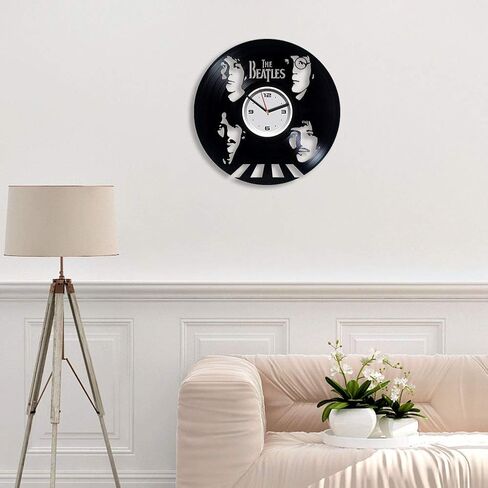 Beatles Vinyl Record Wall Clock 12 Inch Music Gift Idea in Saudi Arabia